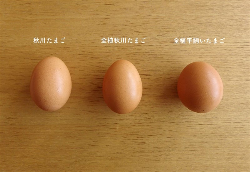 秋川牧園の卵（3種類）